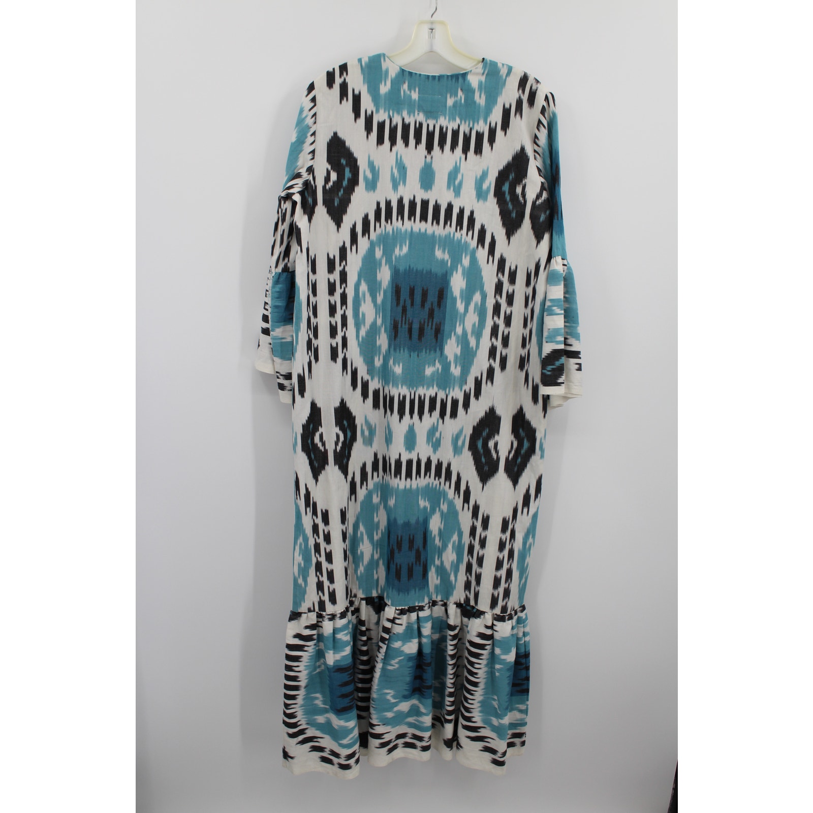 Pax Philomena Bellagio Cotton Ikat Mermaid Dress Size Large New — image 3 of 8